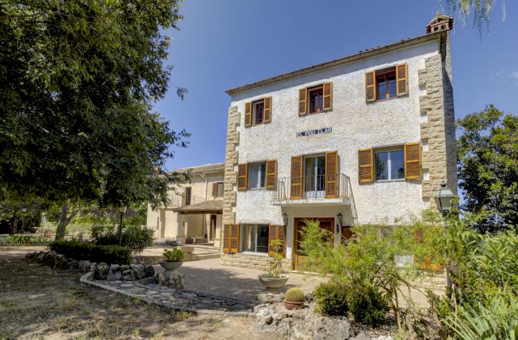 Finca rústica  con cultivo de almendros y olivos junto al Pou Clar, Ontinyent, Valencia