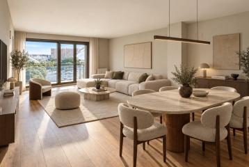 Excepcional vivienda reformada en la Avenida de Francia en Valencia, con vistas sobre la Ciudad de las Ciencias.