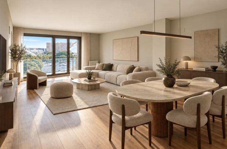 Excepcional vivienda reformada en la Avenida de Francia en Valencia, con vistas sobre la Ciudad de las Ciencias.